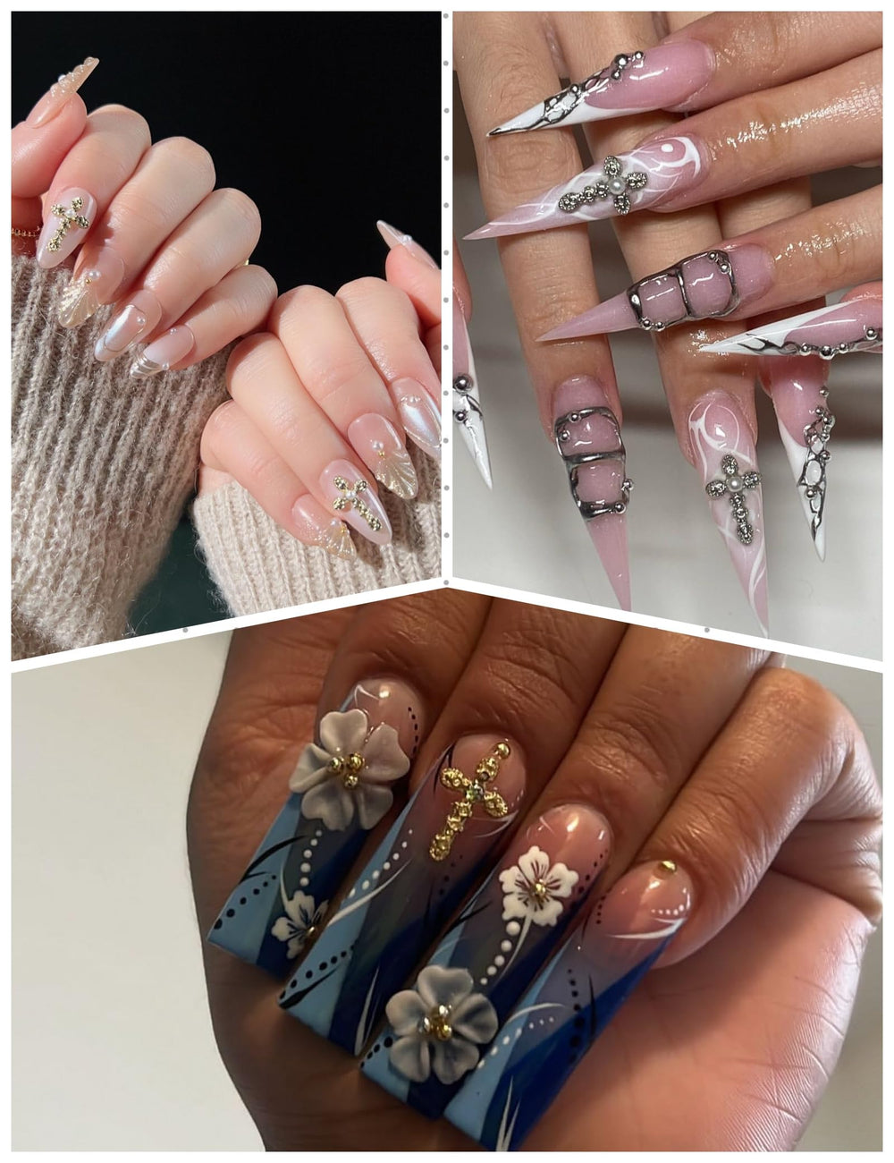 OPMADM three finishes white gold silver and gold showing versatile looks