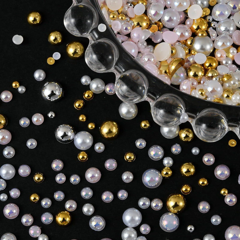 OPMADM flatlay with tools and pearls showing ready-to-use kit