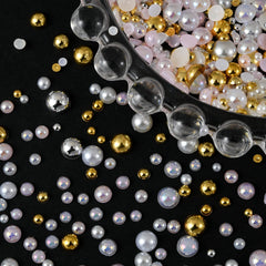 OPMADM flatlay with tools and pearls showing ready-to-use kit