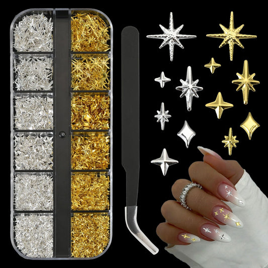 OPMADM front kit shot showing bulk star charms and tweezers for fast refills