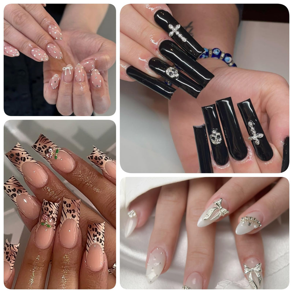 OPMADM stylist using tweezers placing charm showing precise placement benefit