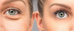 OPO squalane smoothed on hair ends showing reduced frizz and shine