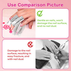 Opvixi wrap on finger in use demonstrating easy soak-off convenience
