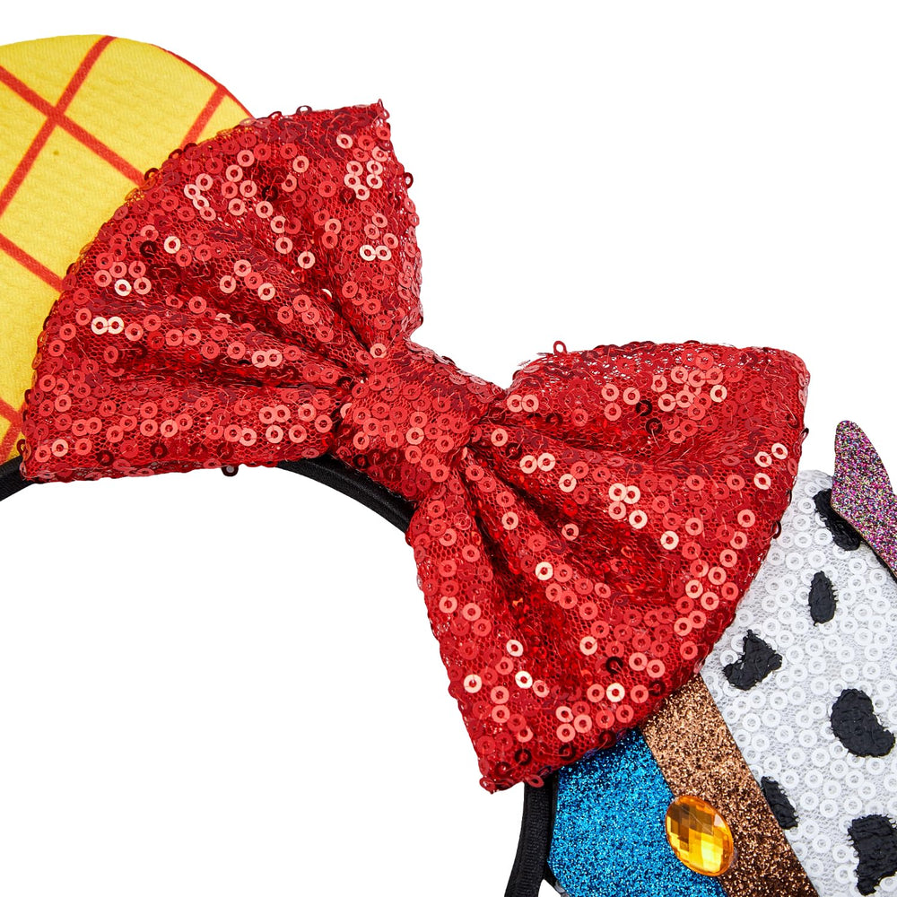 Opzzqz close-up glitter bow detail, durable sparkle for photos