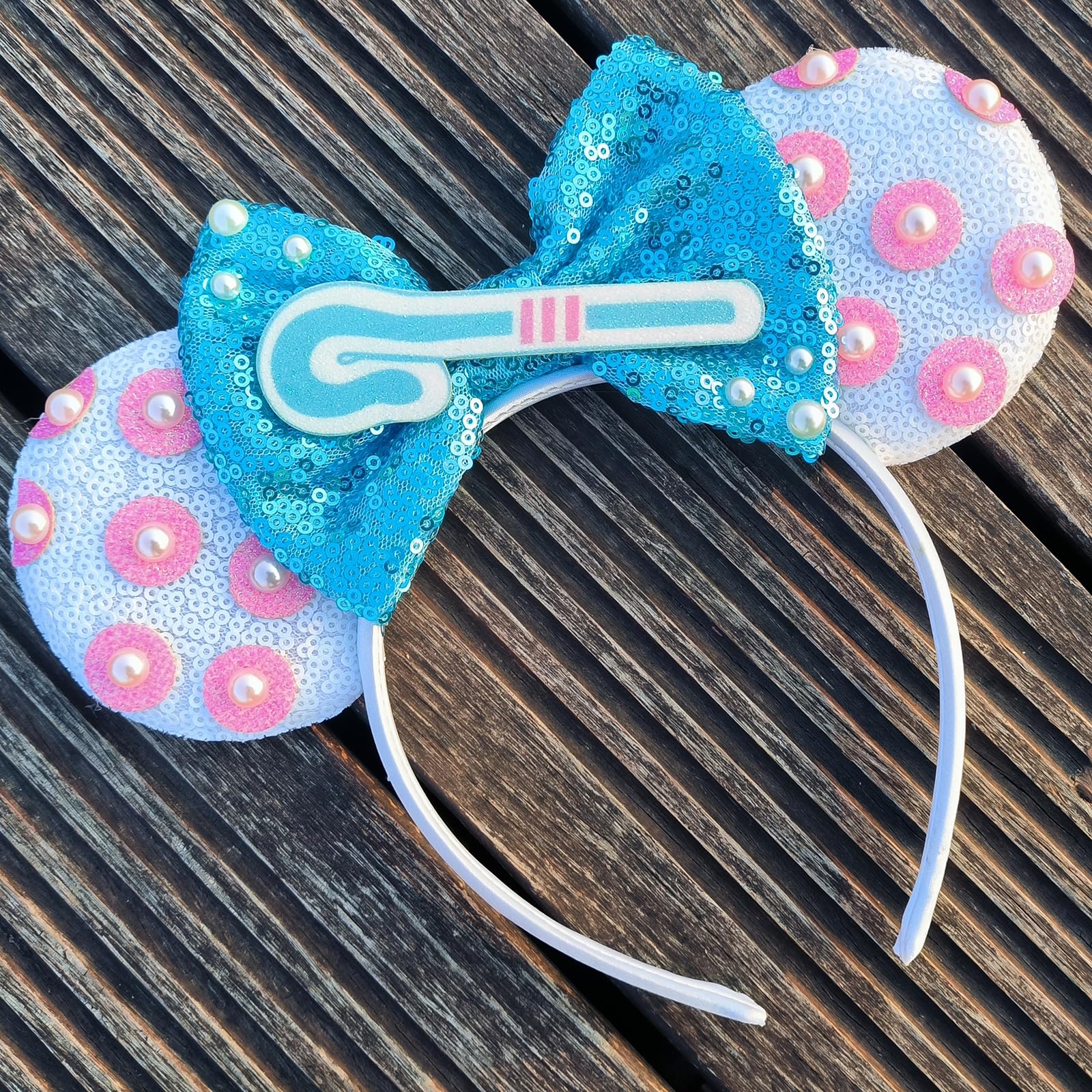 Opzzqz headband in party setting, adds playful finishing touch