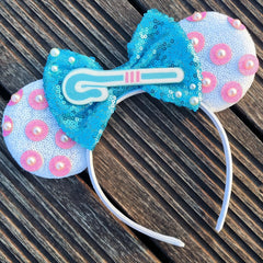 Opzzqz headband in party setting, adds playful finishing touch