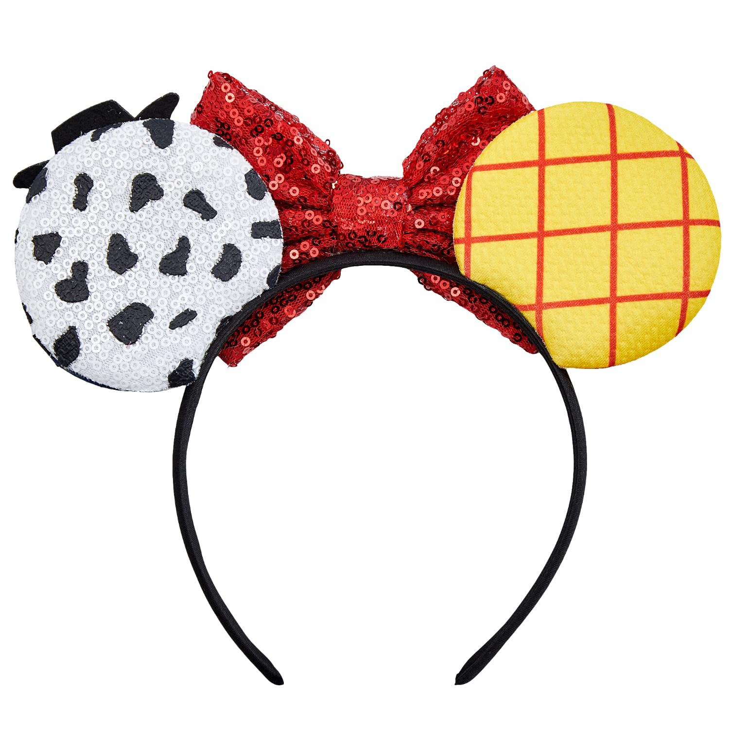 Opzzqz headband held in hand for scale, flexible fit for all ages