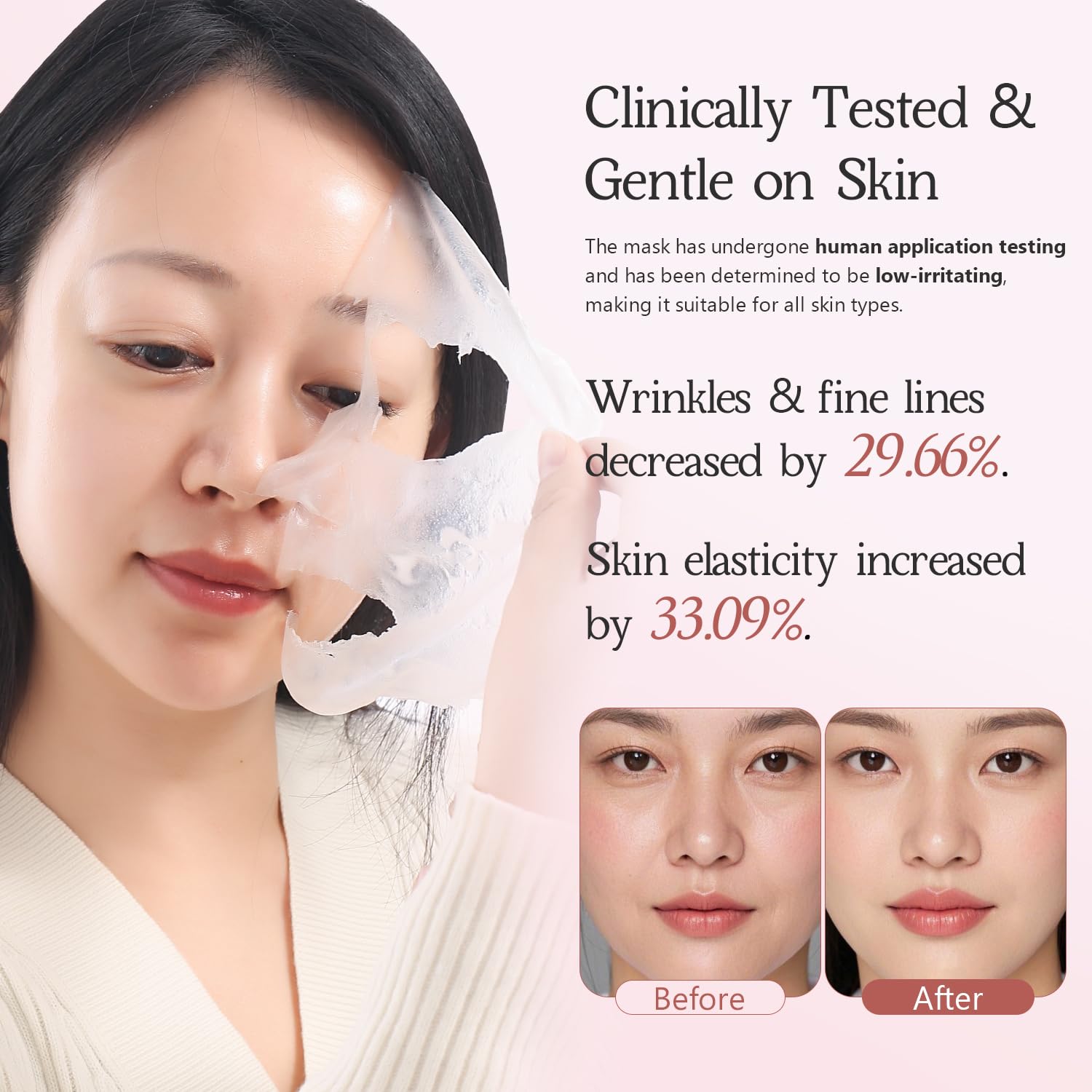 ORDIFEN silicone brush and mask texture, highlights easy hygienic application