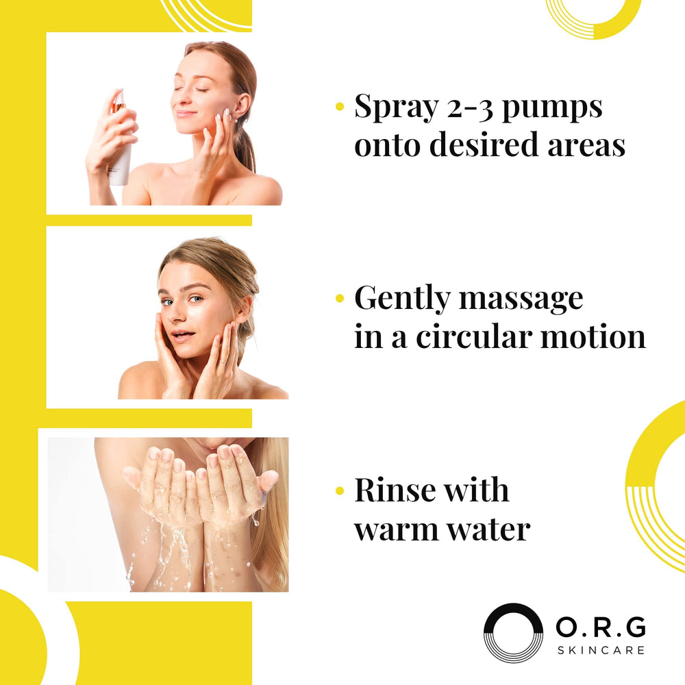 O.R.G. Skincare 2oz tube next to a coin showing compact travel-friendly size