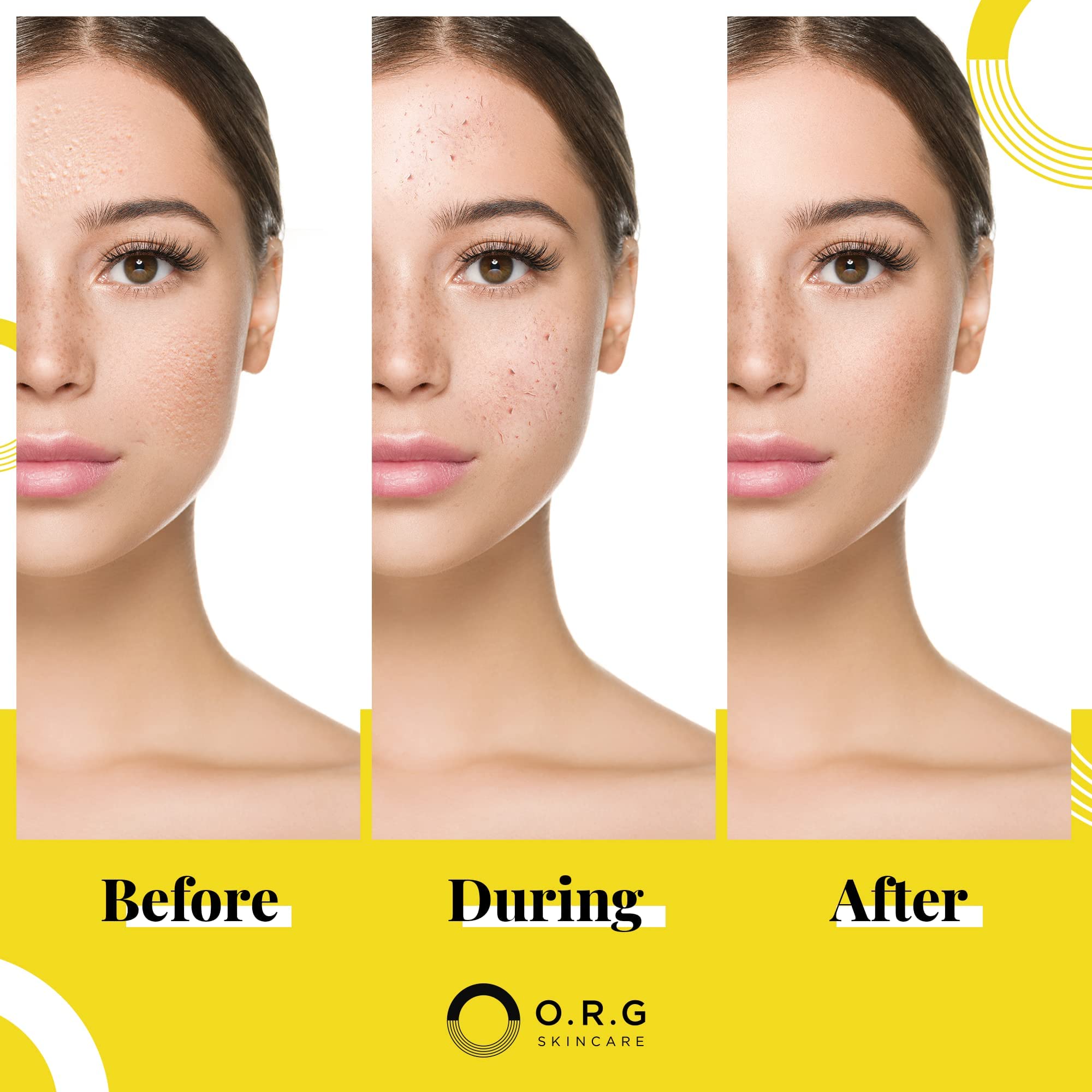 O.R.G. Skincare tube beside jojoba and herbs highlighting natural extracts