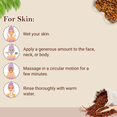 Organic Netra product label detail with ingredients list visible