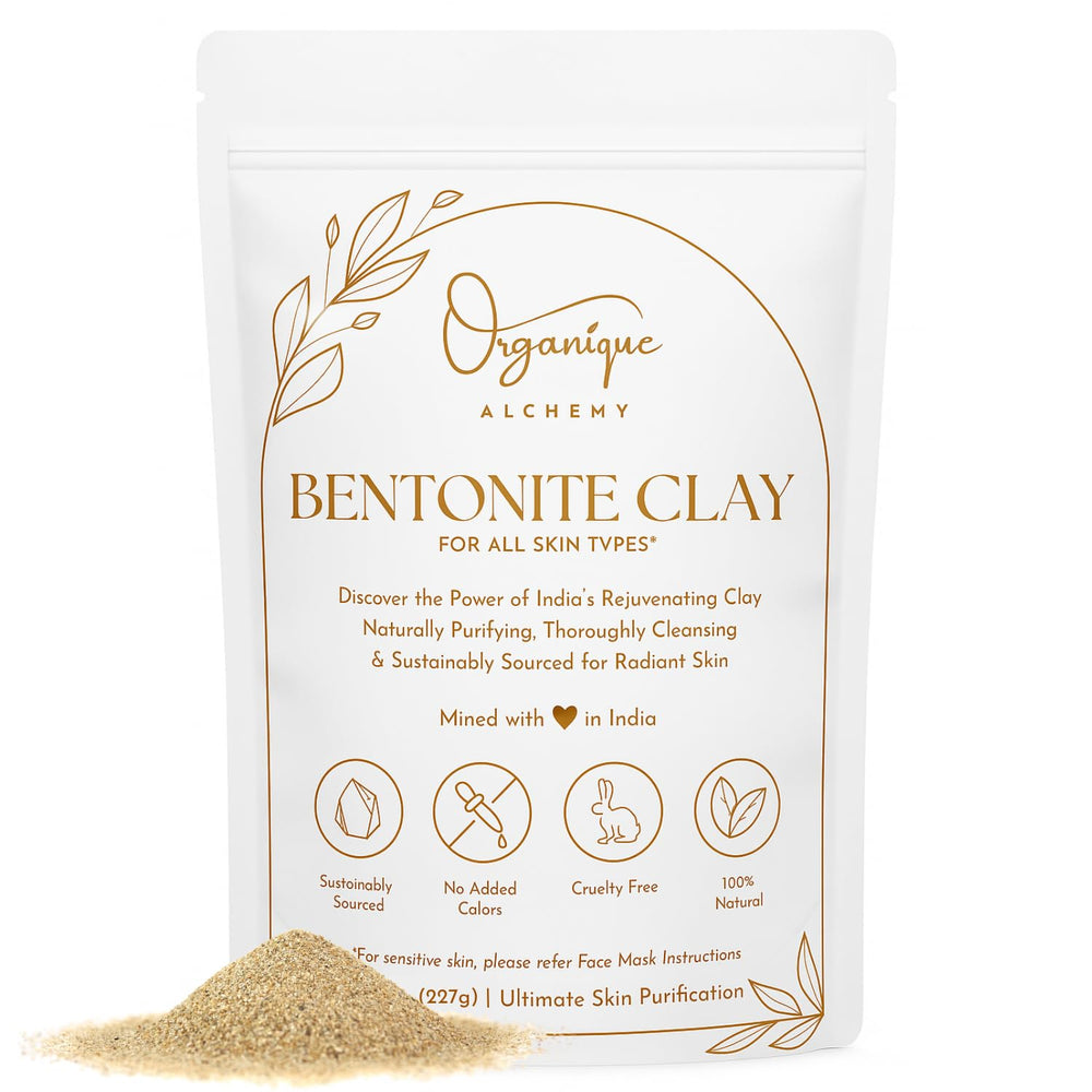 Organique Alchemy front packaging showing brand and clean clay benefits