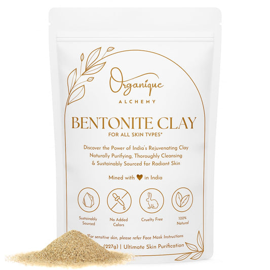 Organique Alchemy front packaging showing brand and clean clay benefits