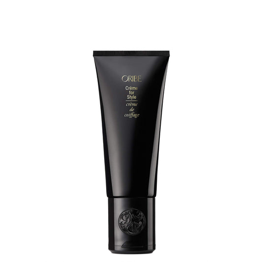 Oribe front packaging showing jar and brand for shelf-ready appeal