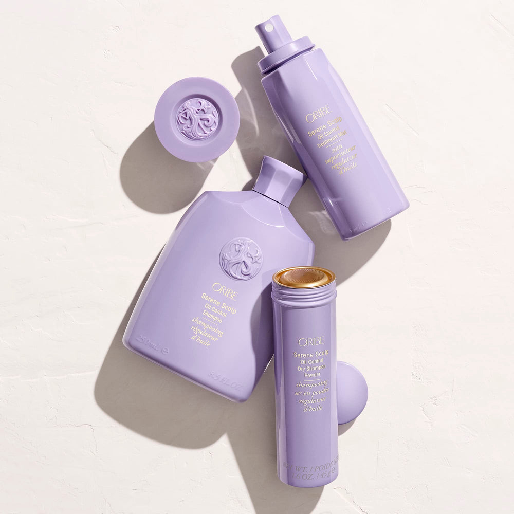 ORIBE in bathroom setting with styling tools showing ease of use and styling support