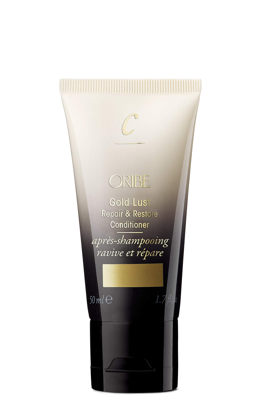ORIBE Dry Texturizing Spray aerosol top illustrating precision spray and instant lift benefit