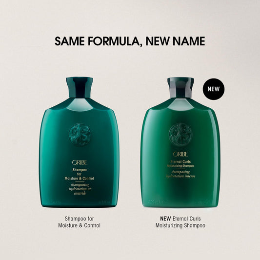 Oribe Eternal Curls back label with ingredients for informed product choice