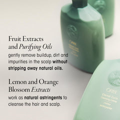 Oribe Eternal Curls cream texture closeup showing silky conditioning benefit