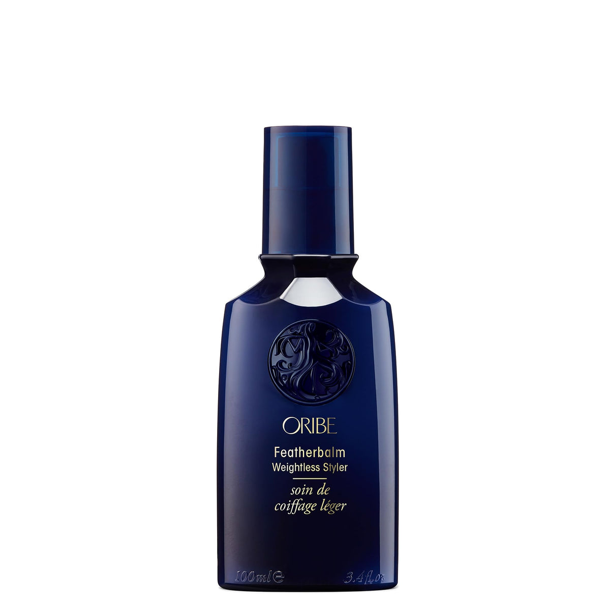 Oribe Featherbalm front packaging showing product and benefits