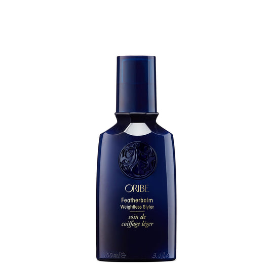 Oribe Featherbalm front packaging showing product and benefits