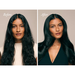 Oribe gel-serum texture close-up highlighting lightweight sheen and spreadability
