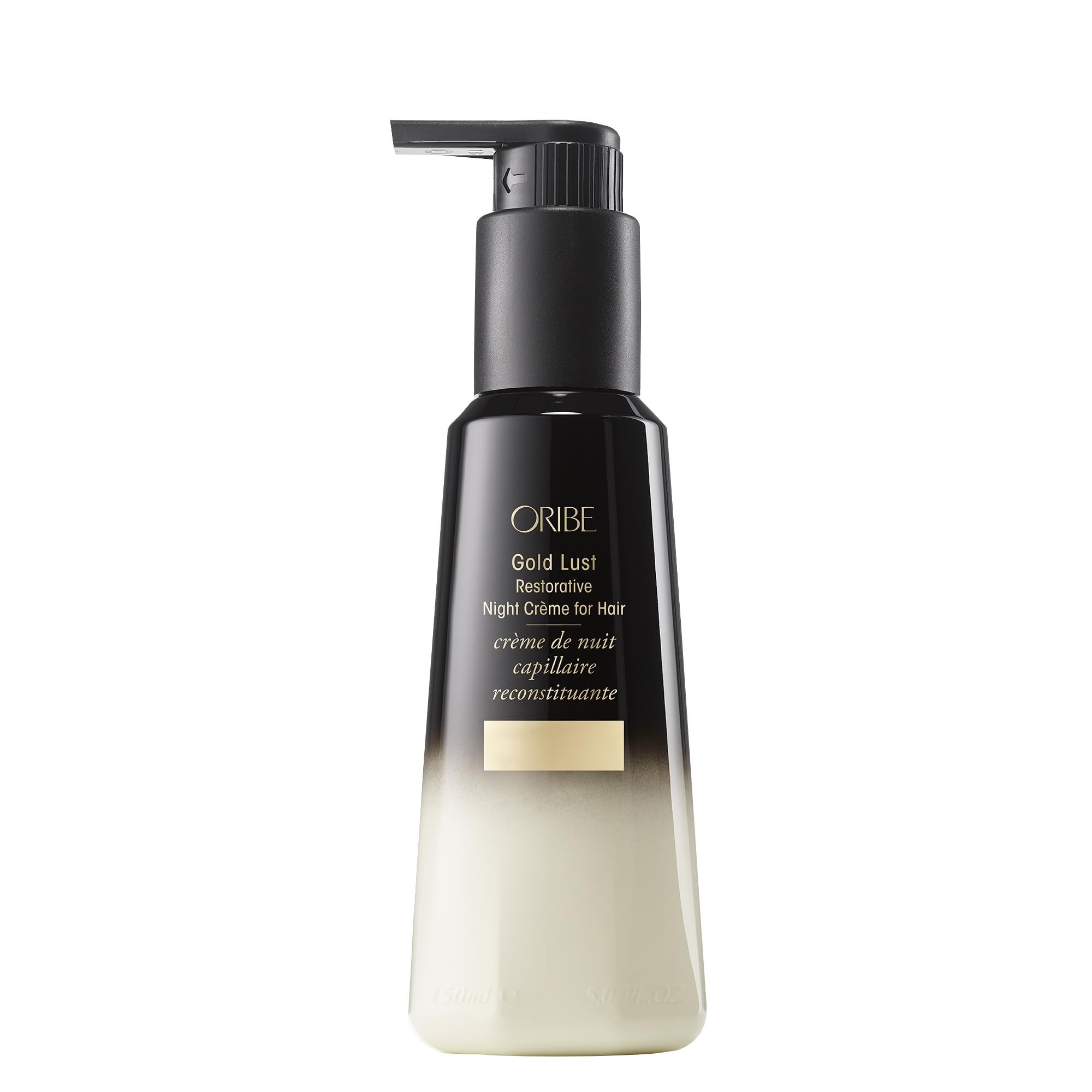 Oribe jar front view showing elegant packaging and premium repair benefit