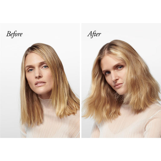 Oribe dry shampoo spray nozzle closeup demonstrating even mist and easy application