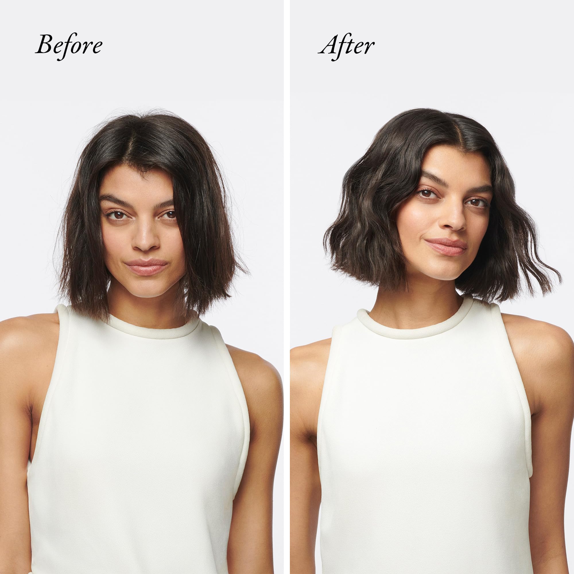 Oribe application in hand illustrating amount to use and quick spread for protection