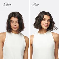 Oribe application in hand illustrating amount to use and quick spread for protection