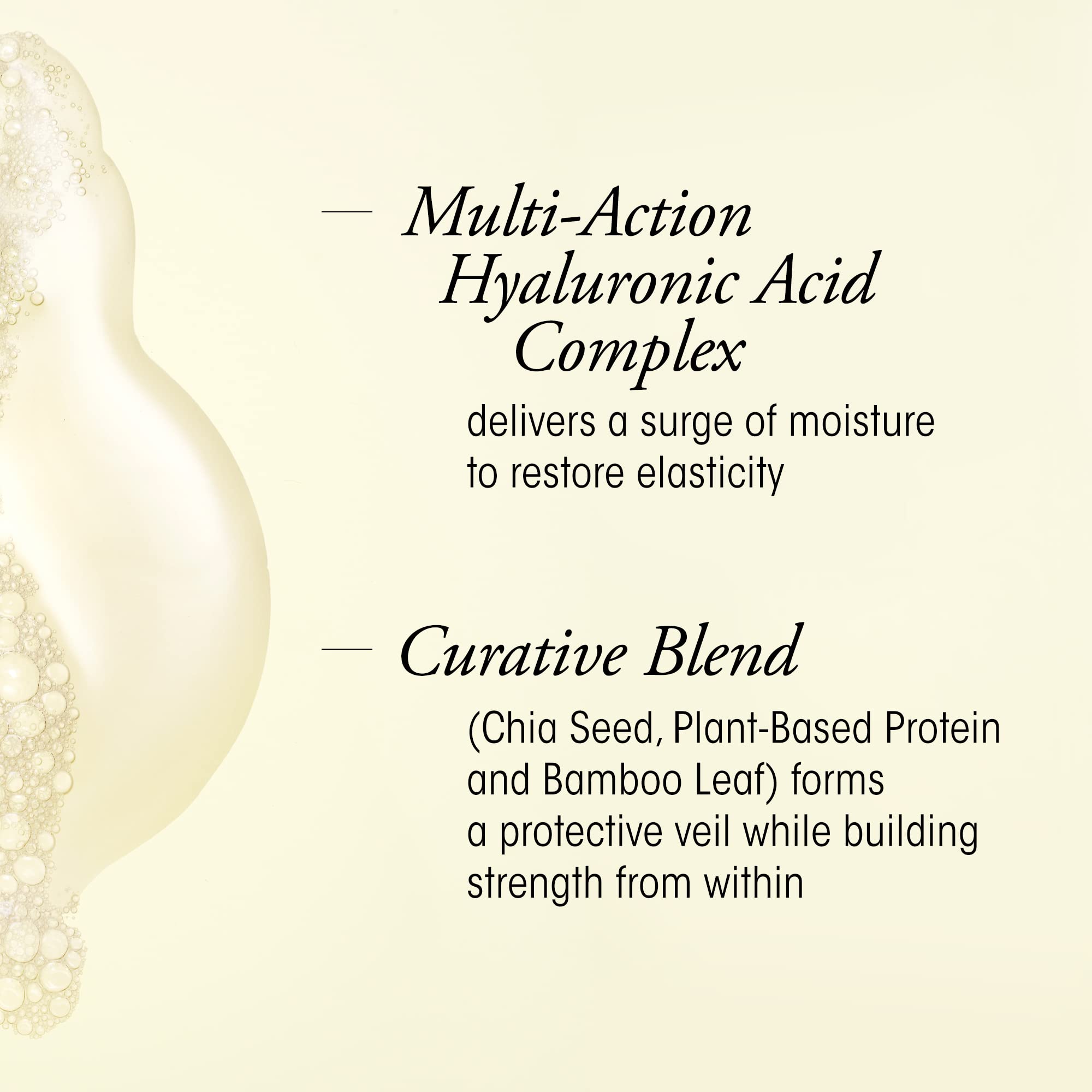 Oribe conditioner creamy texture demonstrating hydration and detangling