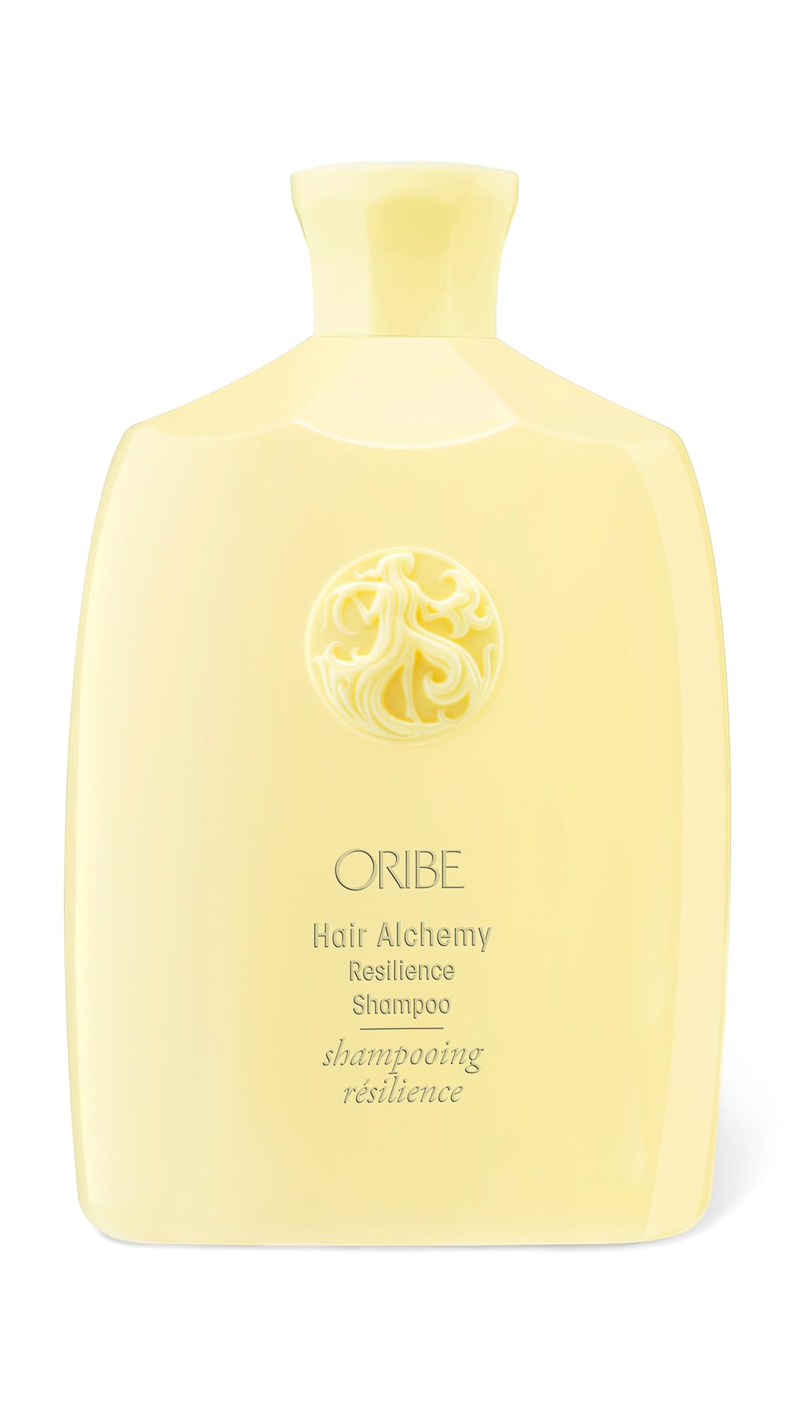 Oribe Hair Alchemy front bottle showing luxurious packaging and brand name
