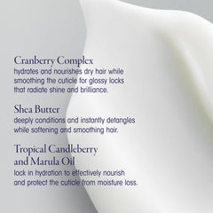 Detailed view of Oribe label and ingredients to show product quality and benefits