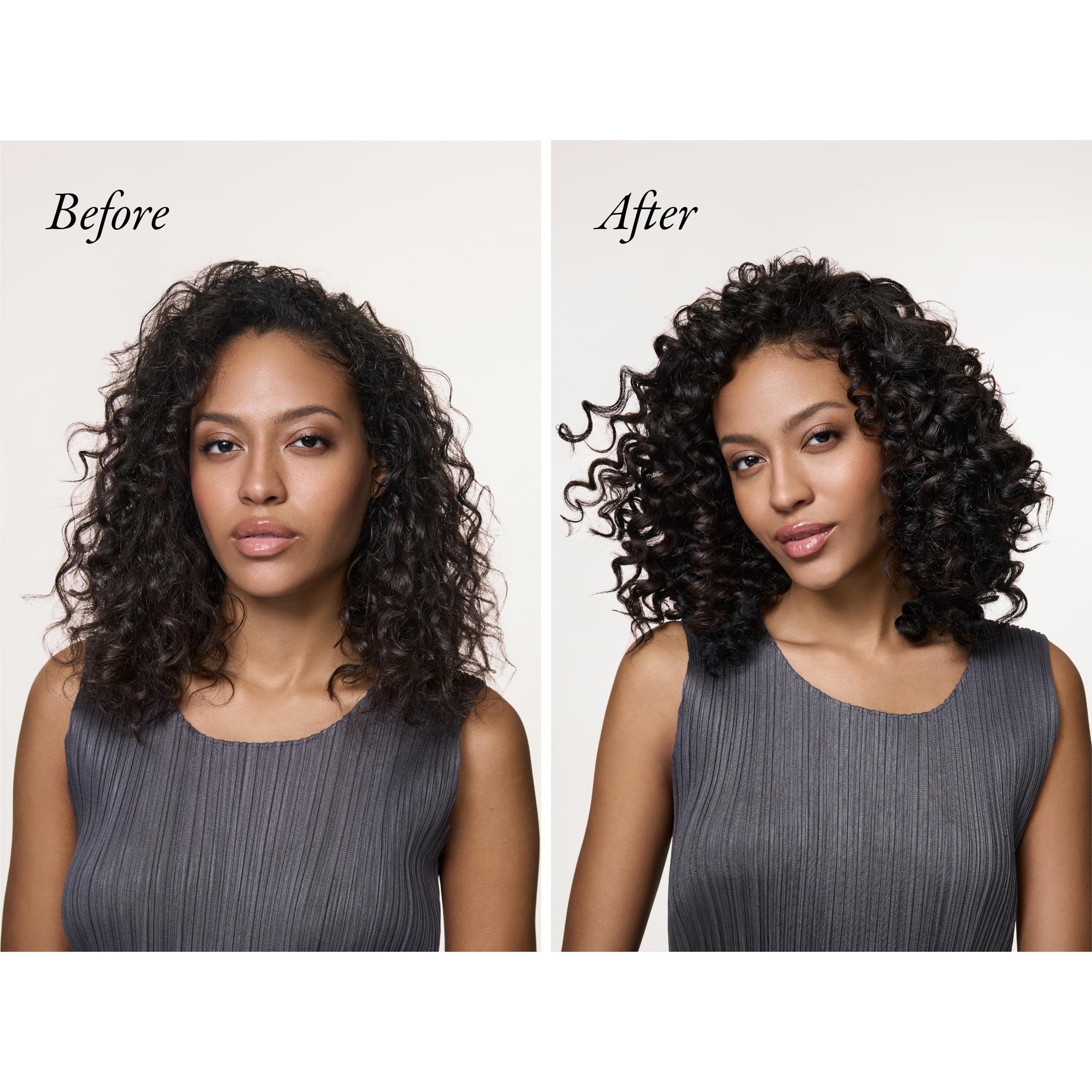 ORIBE lightweight treatment texture on hand showing smooth spreadability benefit