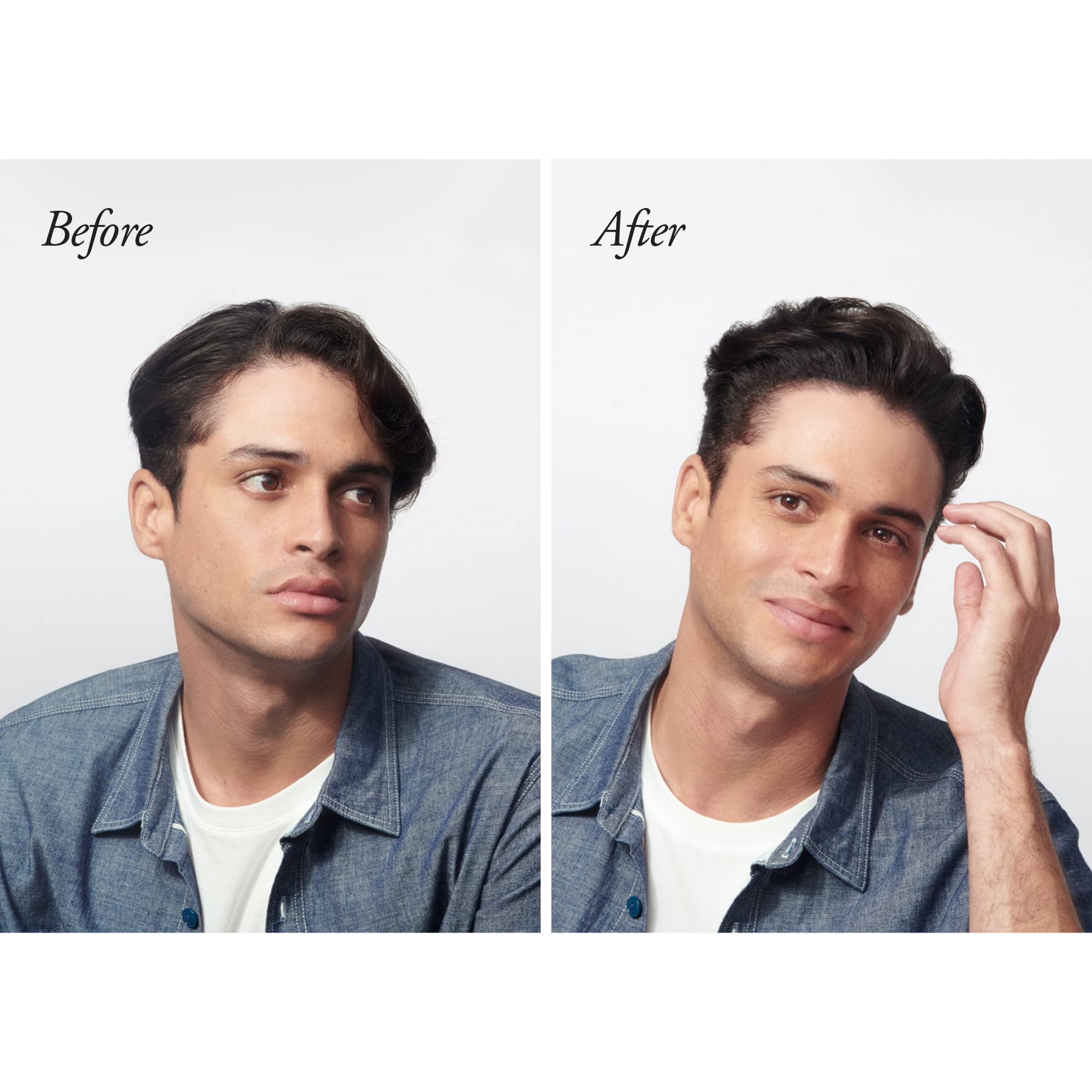 Oribe Rough Luxury application in hands demonstrating easy warming and control