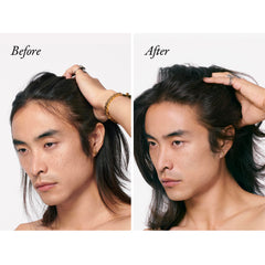 Oribe spray mist in motion demonstrating even scalp coverage and lift