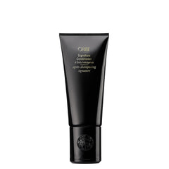 Oribe signature conditioner front bottle showing premium packaging and brand benefit