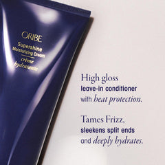 ORIBE creamy texture close-up demonstrating rich slip and hydration for hair