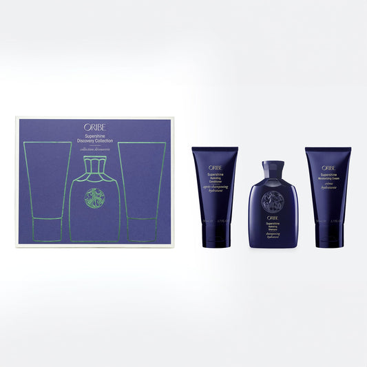 ORIBE front packaging showing travel trio and easy portability