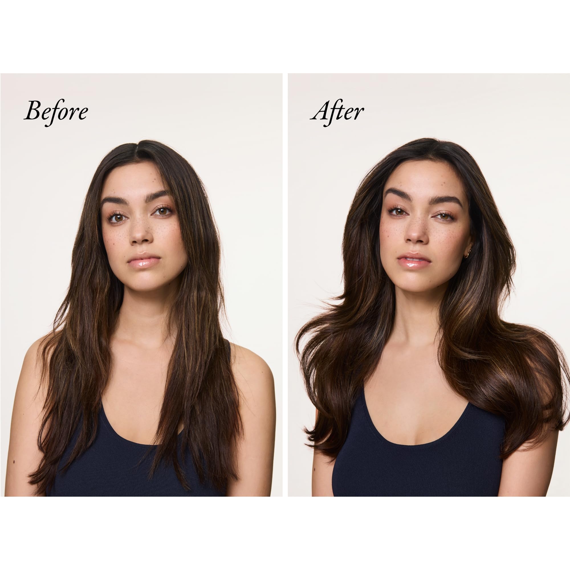Close-up of Oribe conditioner texture emphasizing creamy hydration and smoothness
