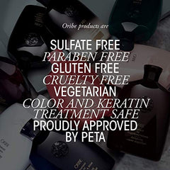 ORIBE Dry Texturizing Spray used at roots showing volume boost and oil-absorbing benefit