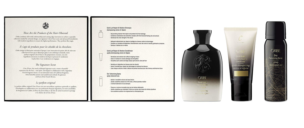 ORIBE travel sizes compared in hand demonstrating compact scale and TSA-friendly benefit