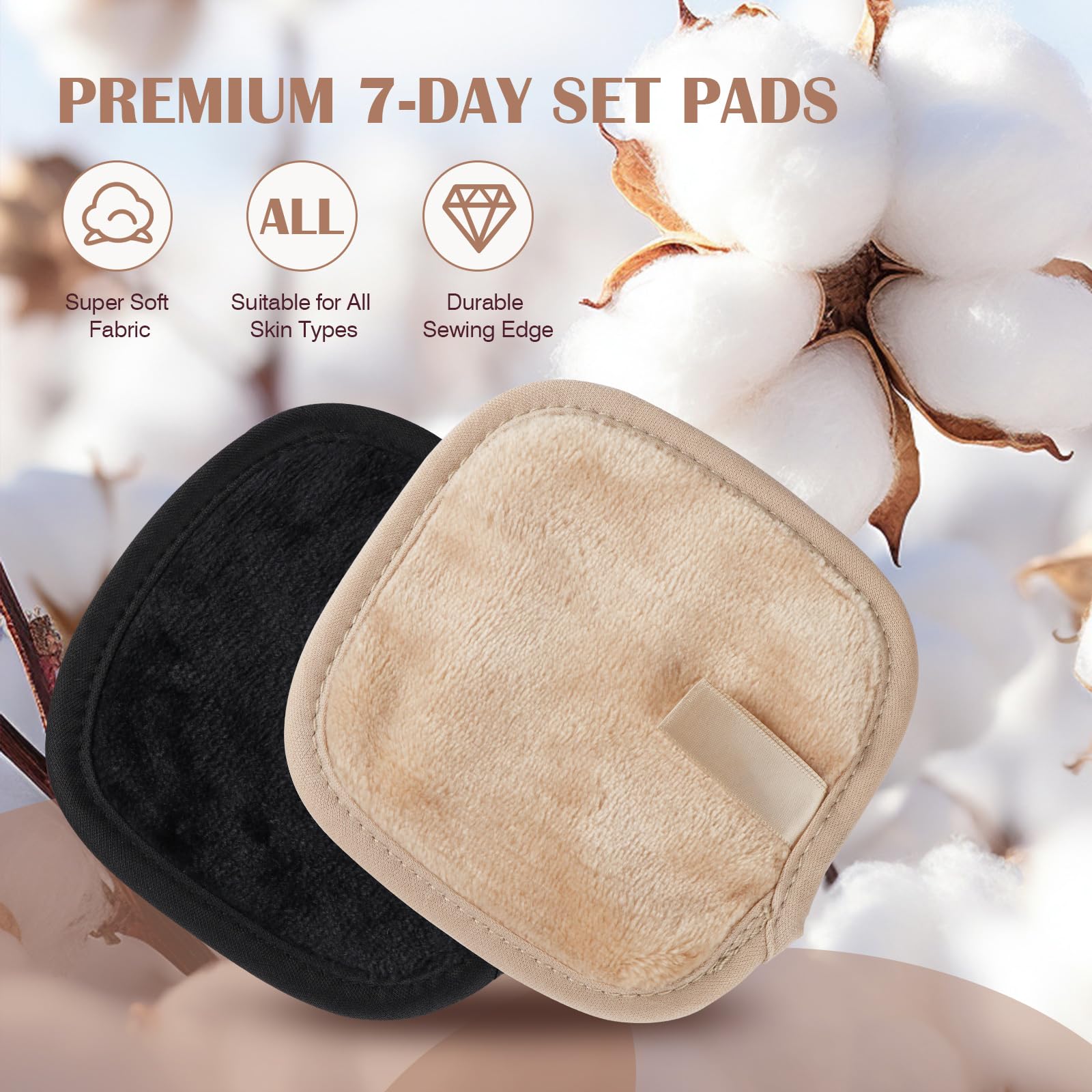Orighty fabric close-up revealing soft, absorbent weave and gentle feel on skin