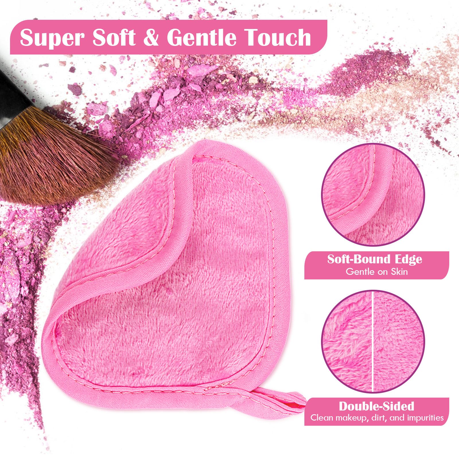 Orighty close-up of microfiber texture for gentle effective cleansing