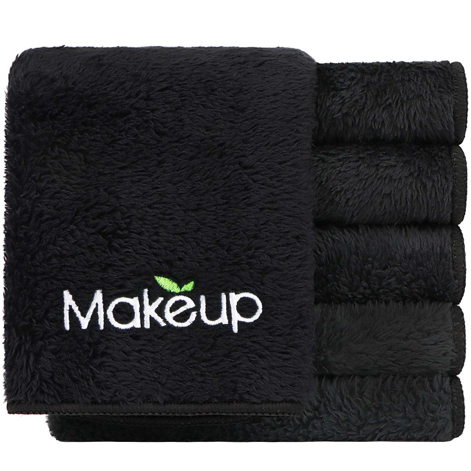 Orighty front pack view showing six black towels and compact benefit