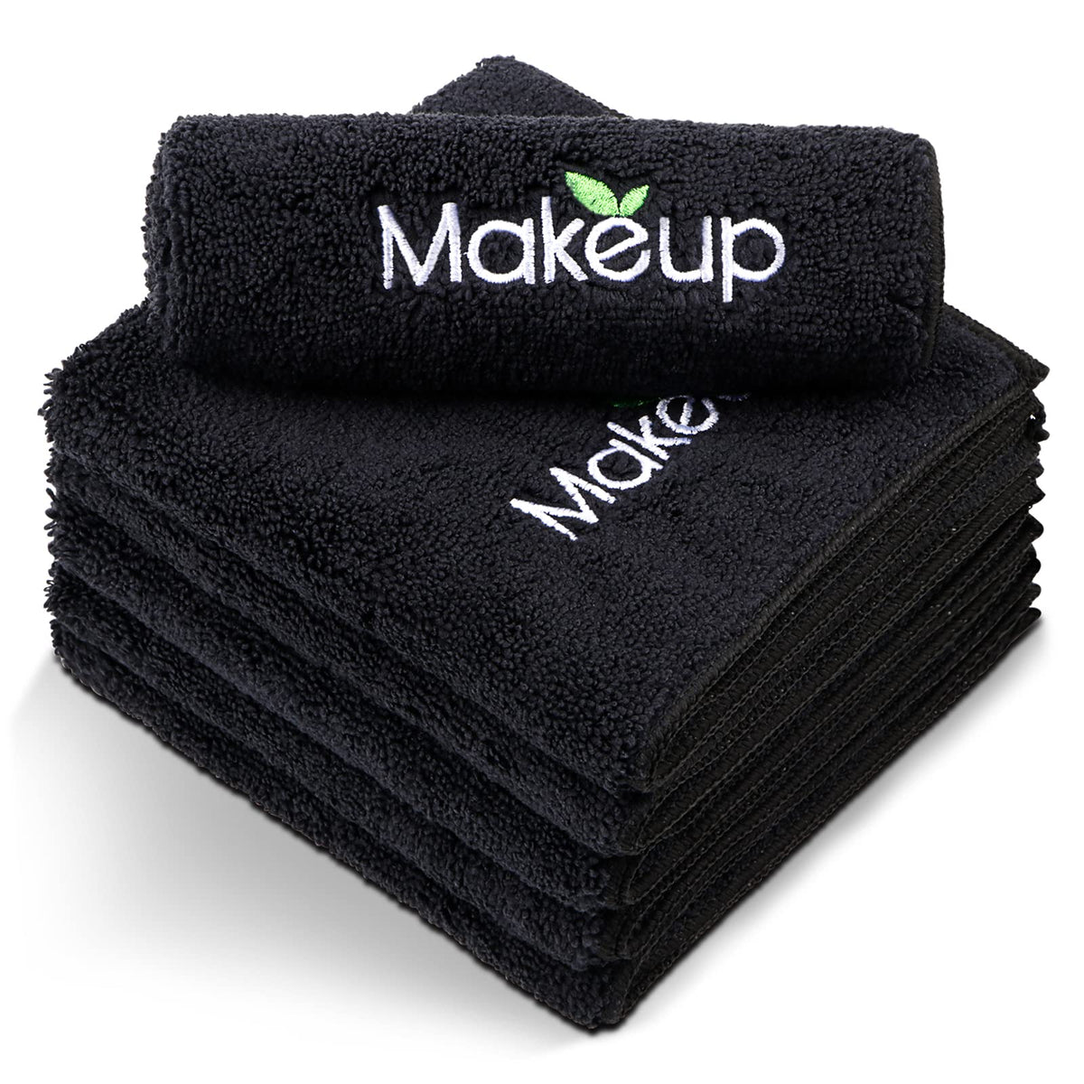 Orighty front pack of black towels showing compact travel-friendly design and durability