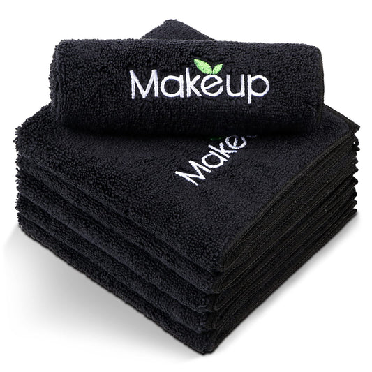Orighty front pack of black towels showing compact travel-friendly design and durability