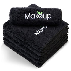 Orighty front pack of black towels showing compact travel-friendly design and durability