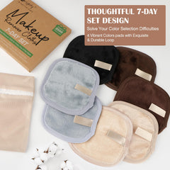 Orighty cloth removing eye makeup with water to demonstrate effective, gentle cleansing