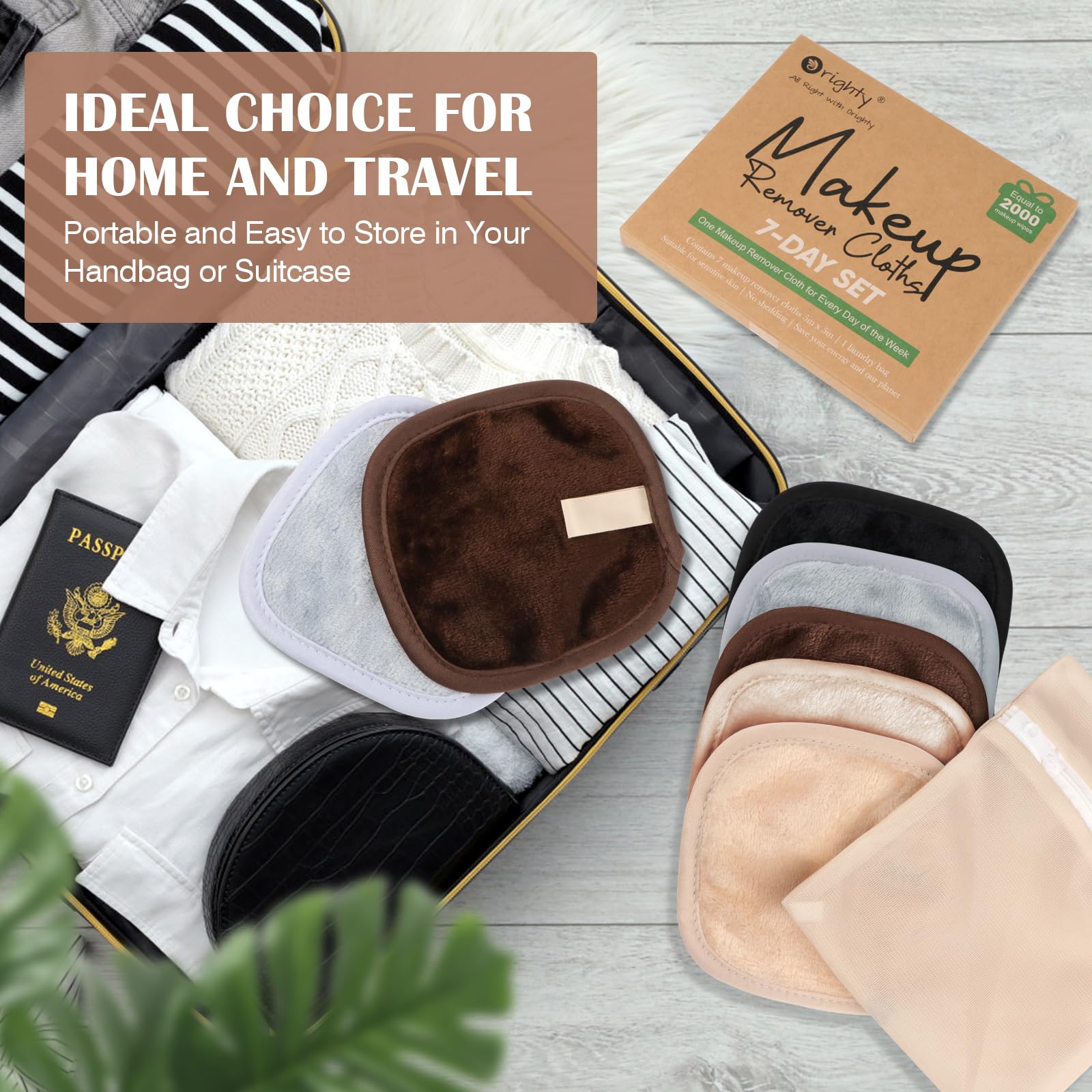 Orighty laundry bag filled with used cloths showing easy storage and washing protection