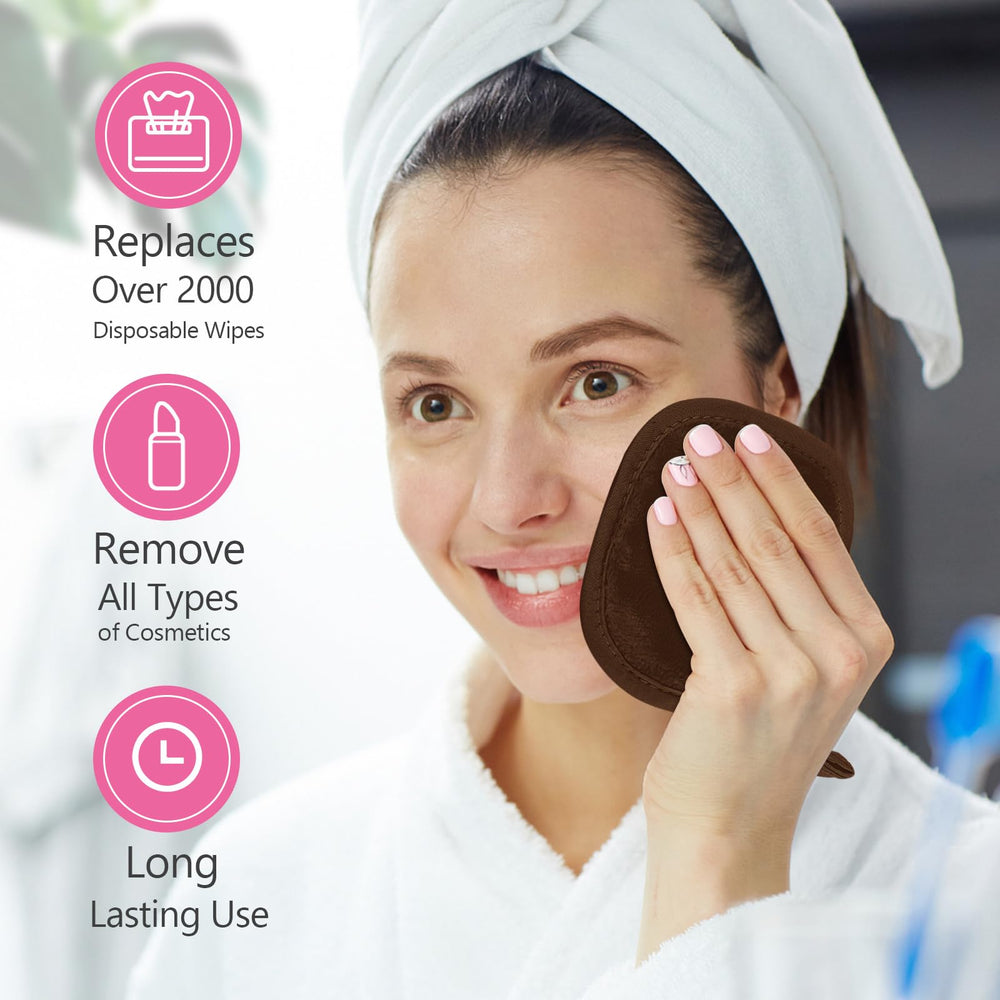 Orighty wet cloth removing makeup with water-only benefit